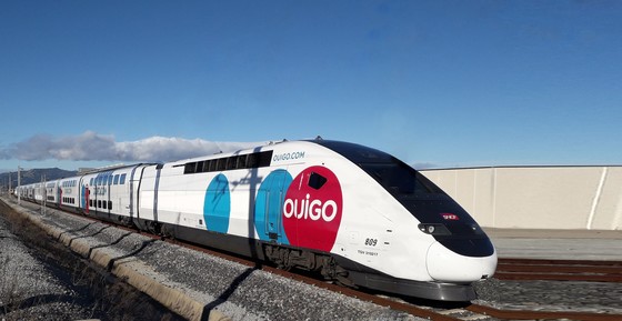 Euroduplex trains adapted by Alstom for the Spanish network are 